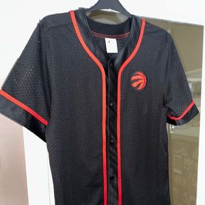 Toronto Raptors Baseball Jersey Men's Sz Large